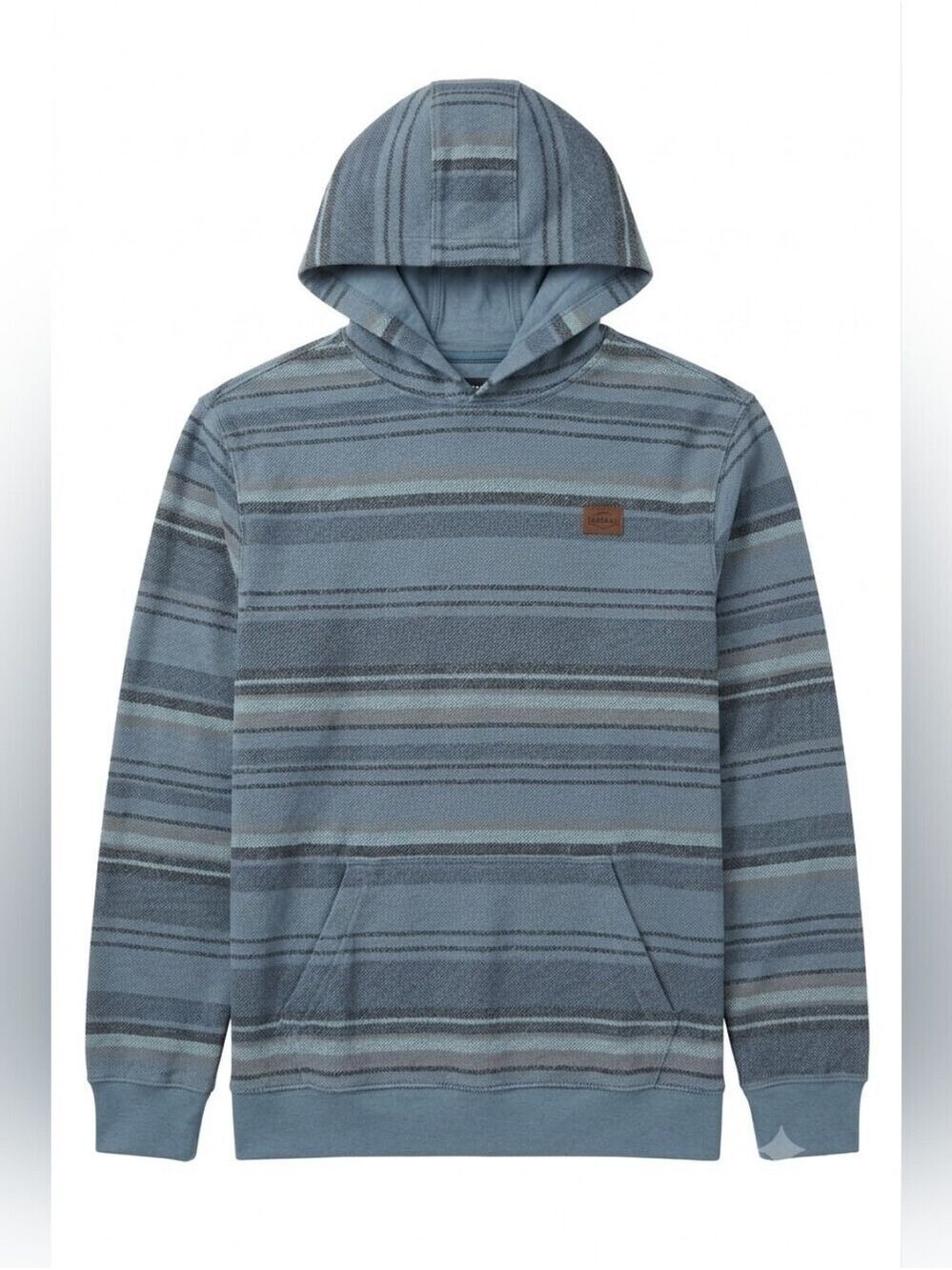 O'Neill Blue and Gray Striped Kids Hoodie, XL 14/16, NWT